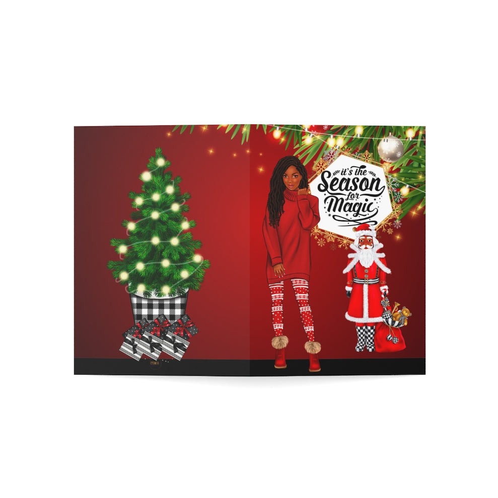 It's The Season For Magic Greeting Card Sets (1, 10, 30, and 50pcs)