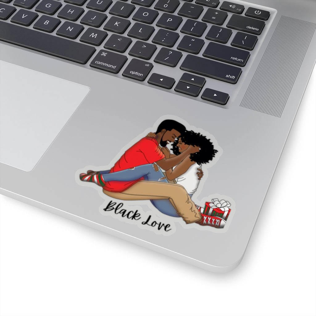 The Gift of Black Love Kiss-Cut Stickers-Paper products-Epitome of Beaute