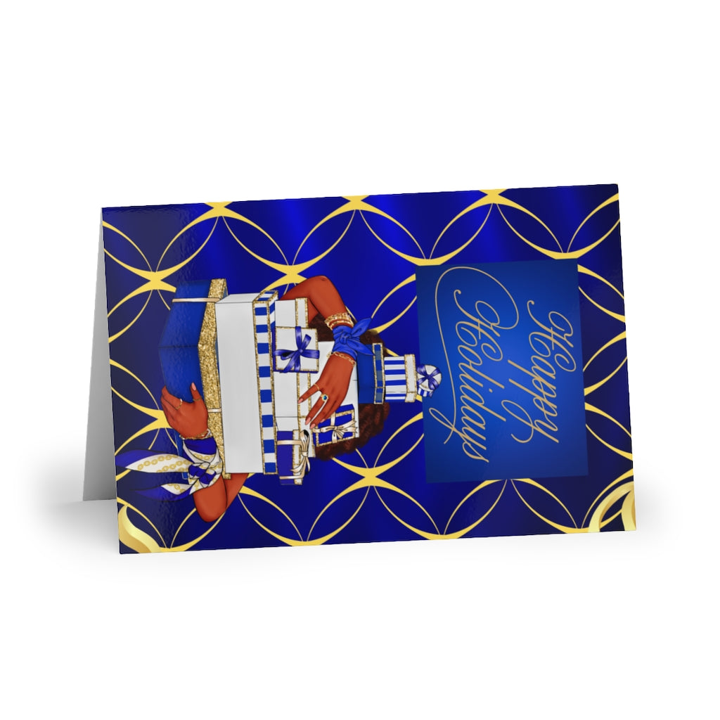 Zeta Phi Beta Happy Holidays Cards| Greeting Cards (1 or 10-pcs)