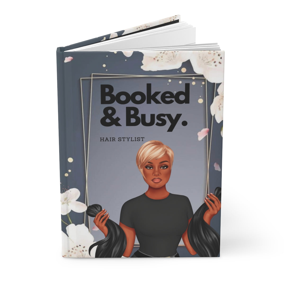 Booked and Busy Hardcover Journal