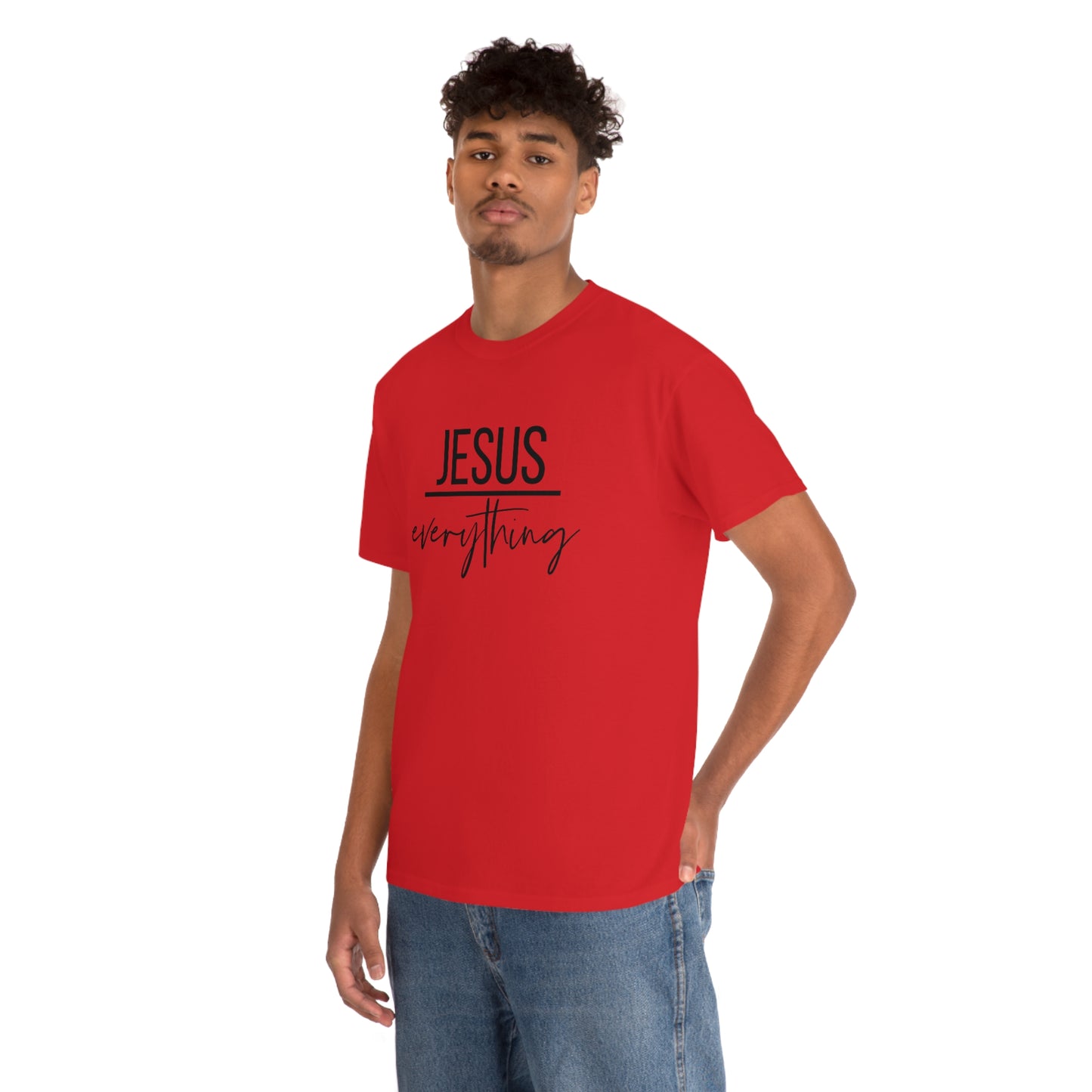 Jesus over Everything Unisex Heavy Cotton Tee