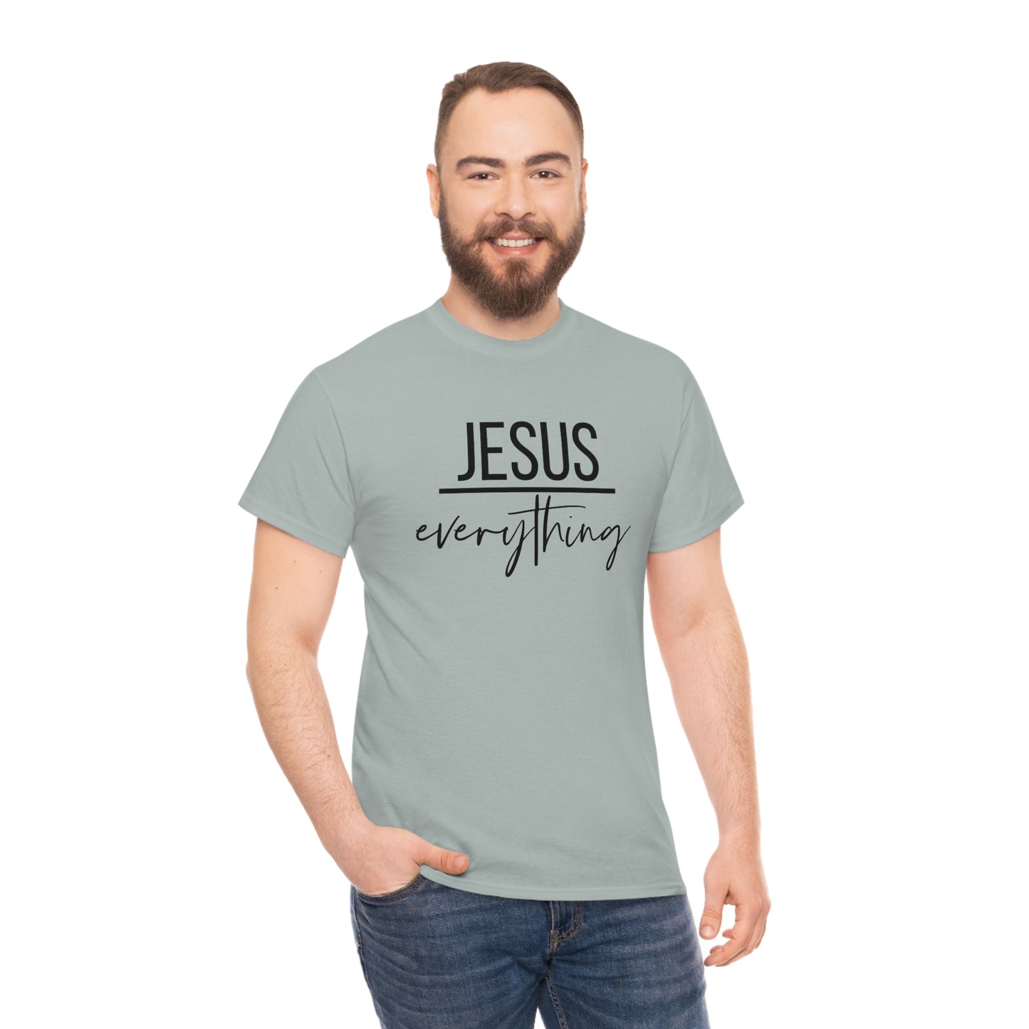 Jesus over Everything Unisex Heavy Cotton Tee