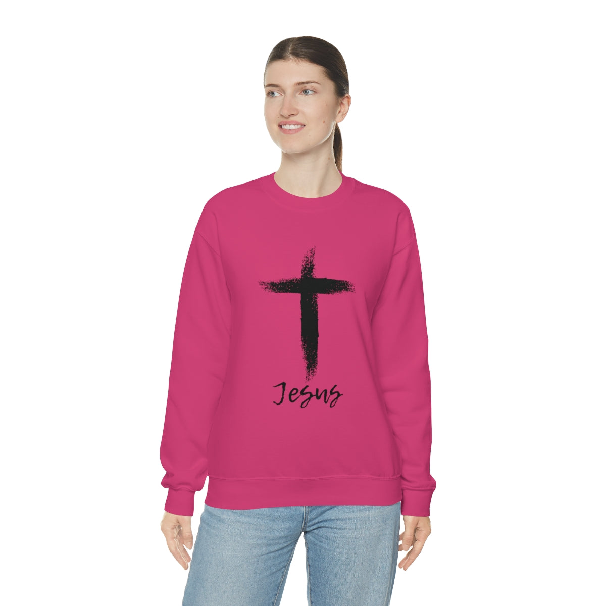 Jesus Unisex Heavy Blend™ Crewneck Sweatshirt