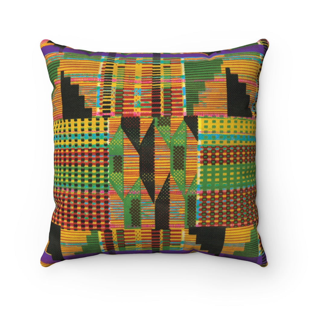 Afrocentric Kente Pillow