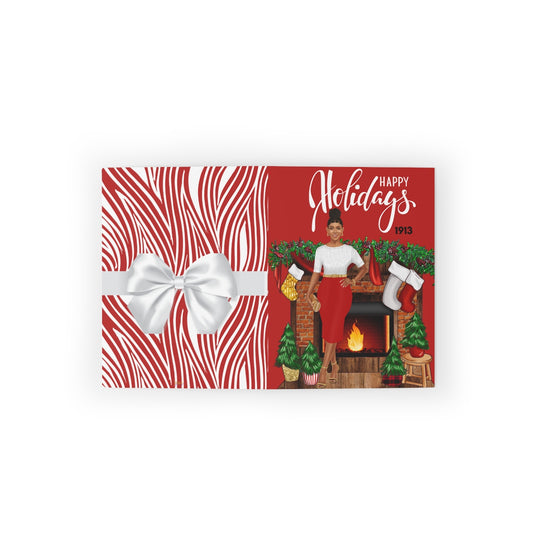 Delta Soror Holiday Cards-8 pcs set