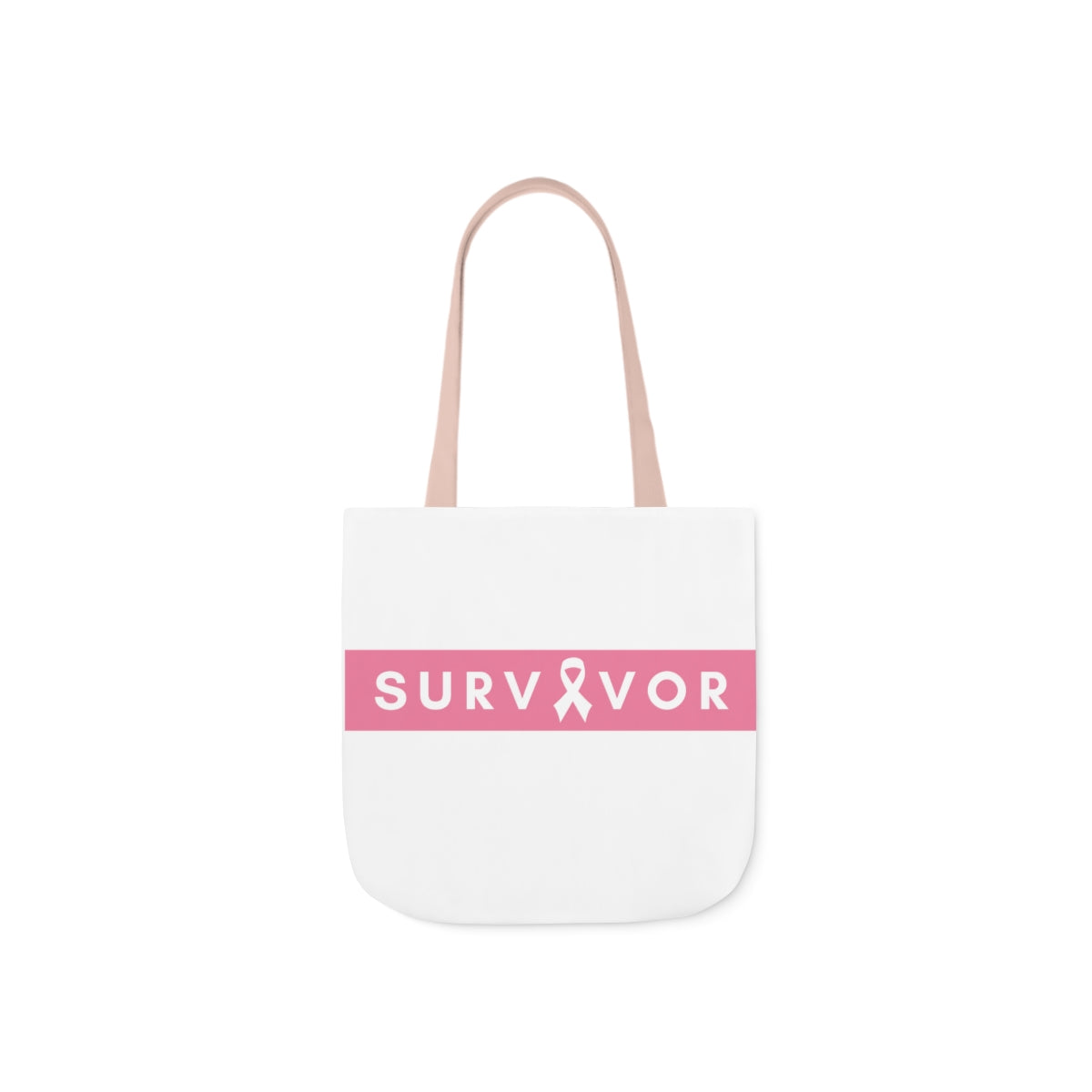 Survivor Canvas Tote Bag| Breast Cancer Awareness Tote Bag