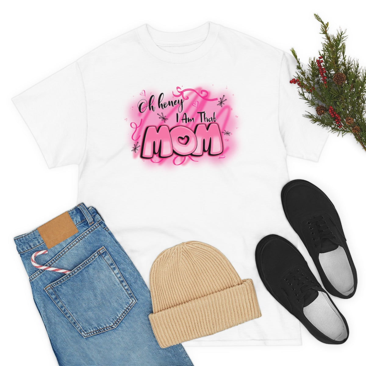 I AM That MOM Heavy Cotton Tee| Tees for Mom