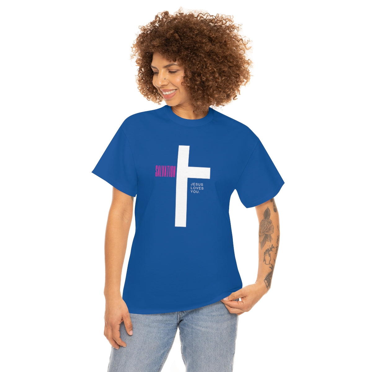 Salvation Unisex Heavy Cotton Tee| Christian Tees