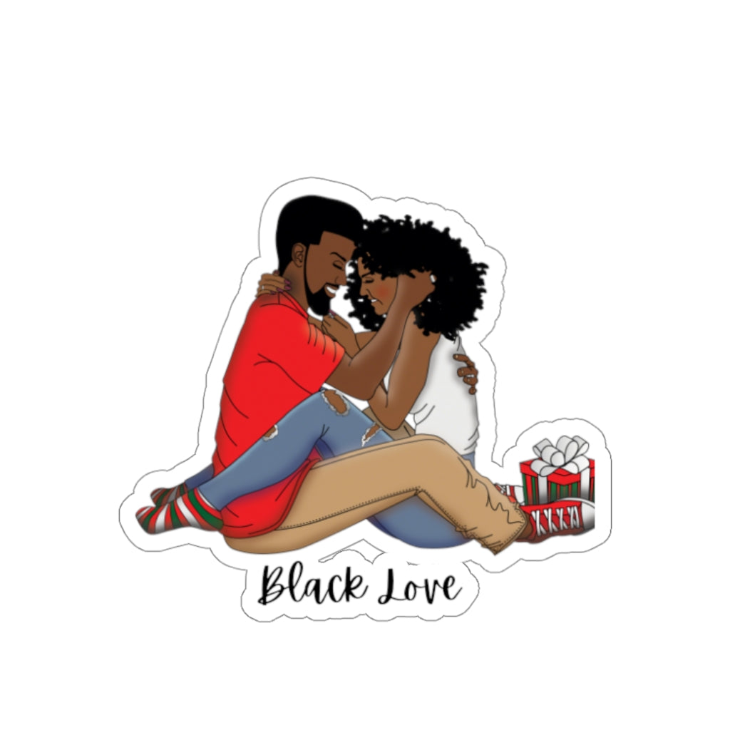 The Gift of Black Love Kiss-Cut Stickers-Paper products-Epitome of Beaute