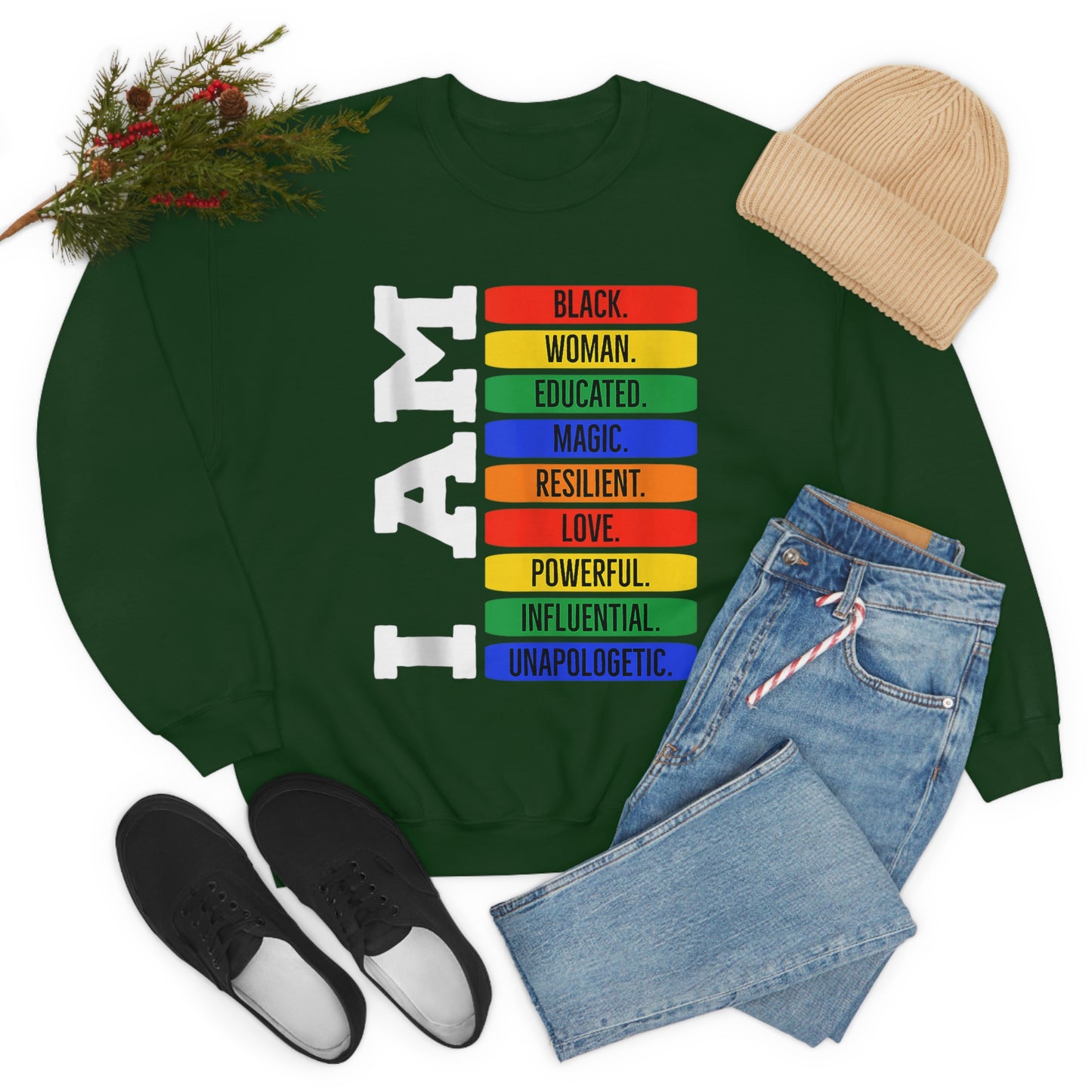 I AM Unisex Heavy Blend™ Crewneck Sweatshirt