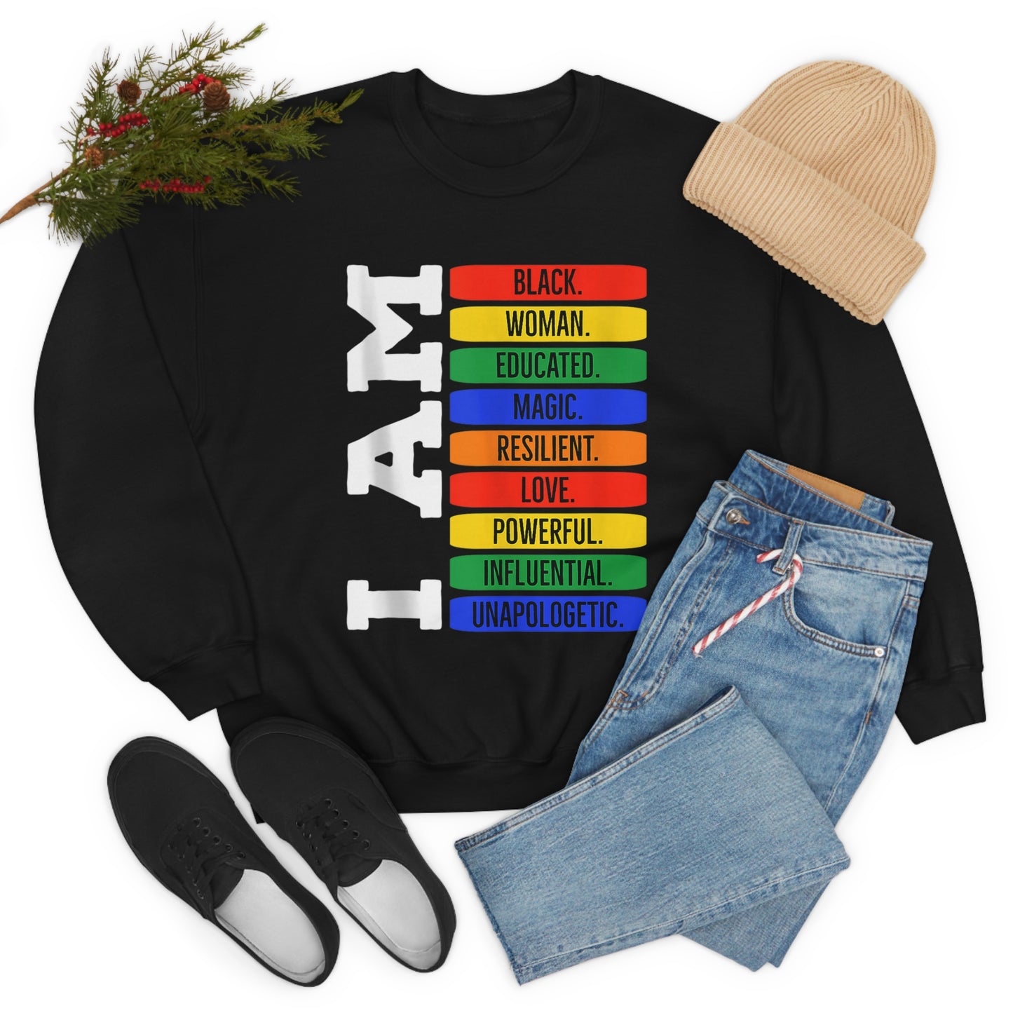 I AM Unisex Heavy Blend™ Crewneck Sweatshirt