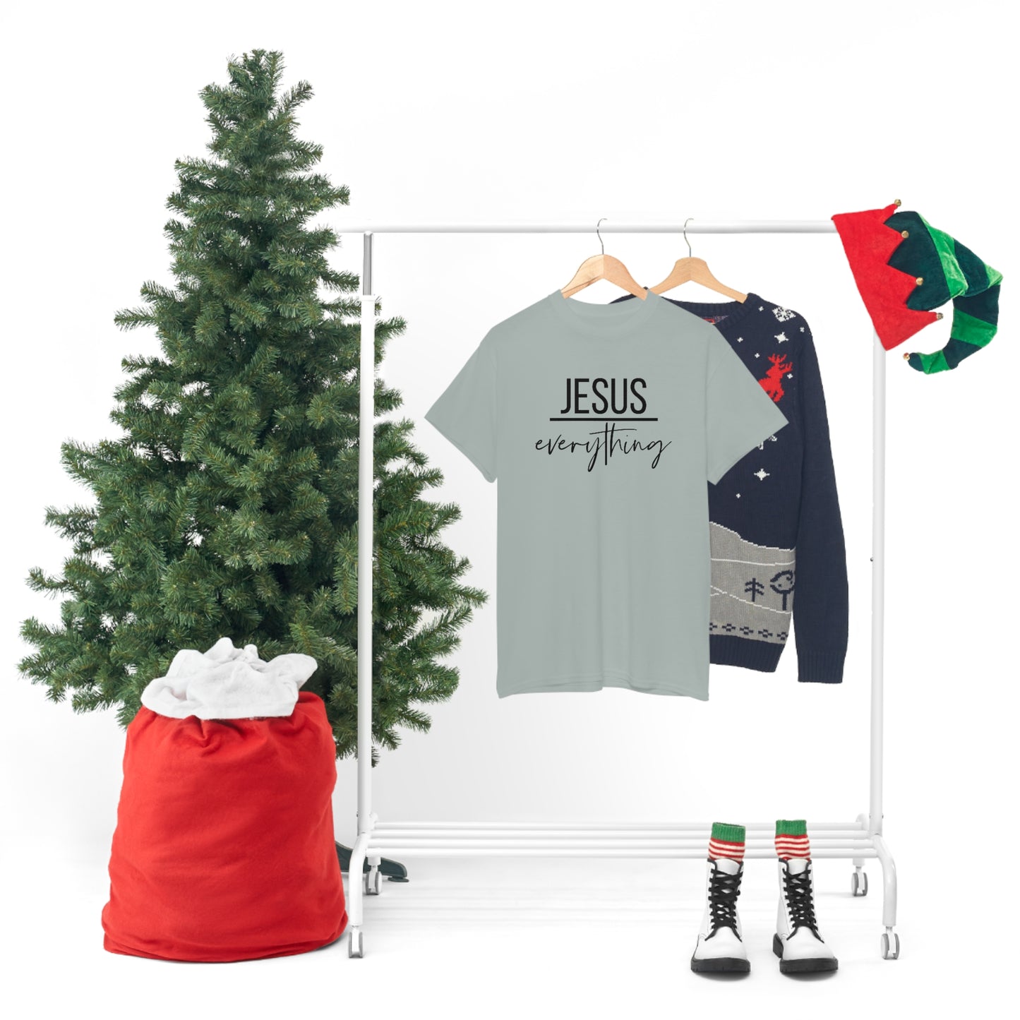 Jesus over Everything Unisex Heavy Cotton Tee