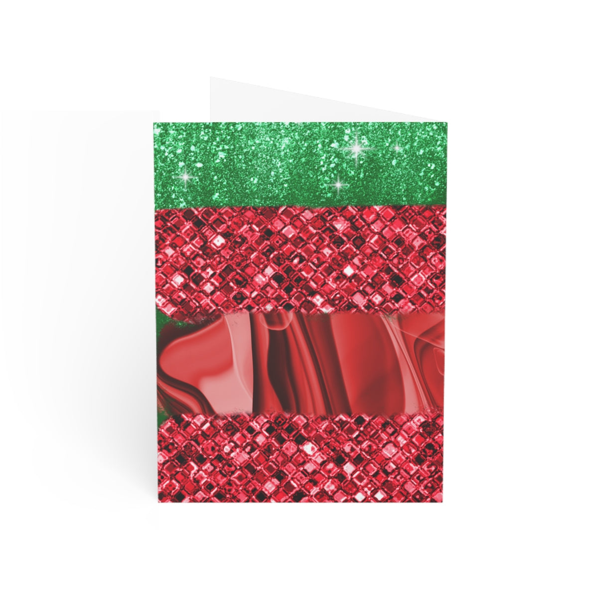 Black Woman Christmas Greeting Cards (1, 10, 30, and 50pcs)