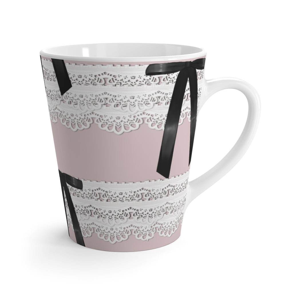 Lace and Bows Latte Mug