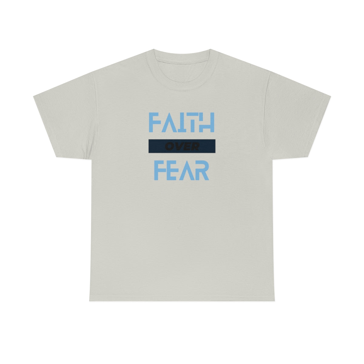 Fear over Fear Unisex Heavy Cotton Tee| Faith Based Tee