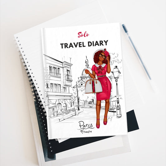 Travel Paris Pink Journal - Ruled Line-Paper products-Epitome of Beaute