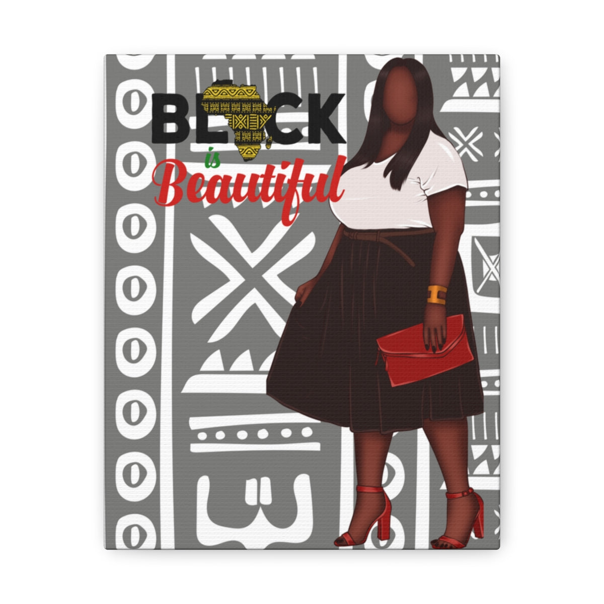 Black is Beautiful Wall Canvas