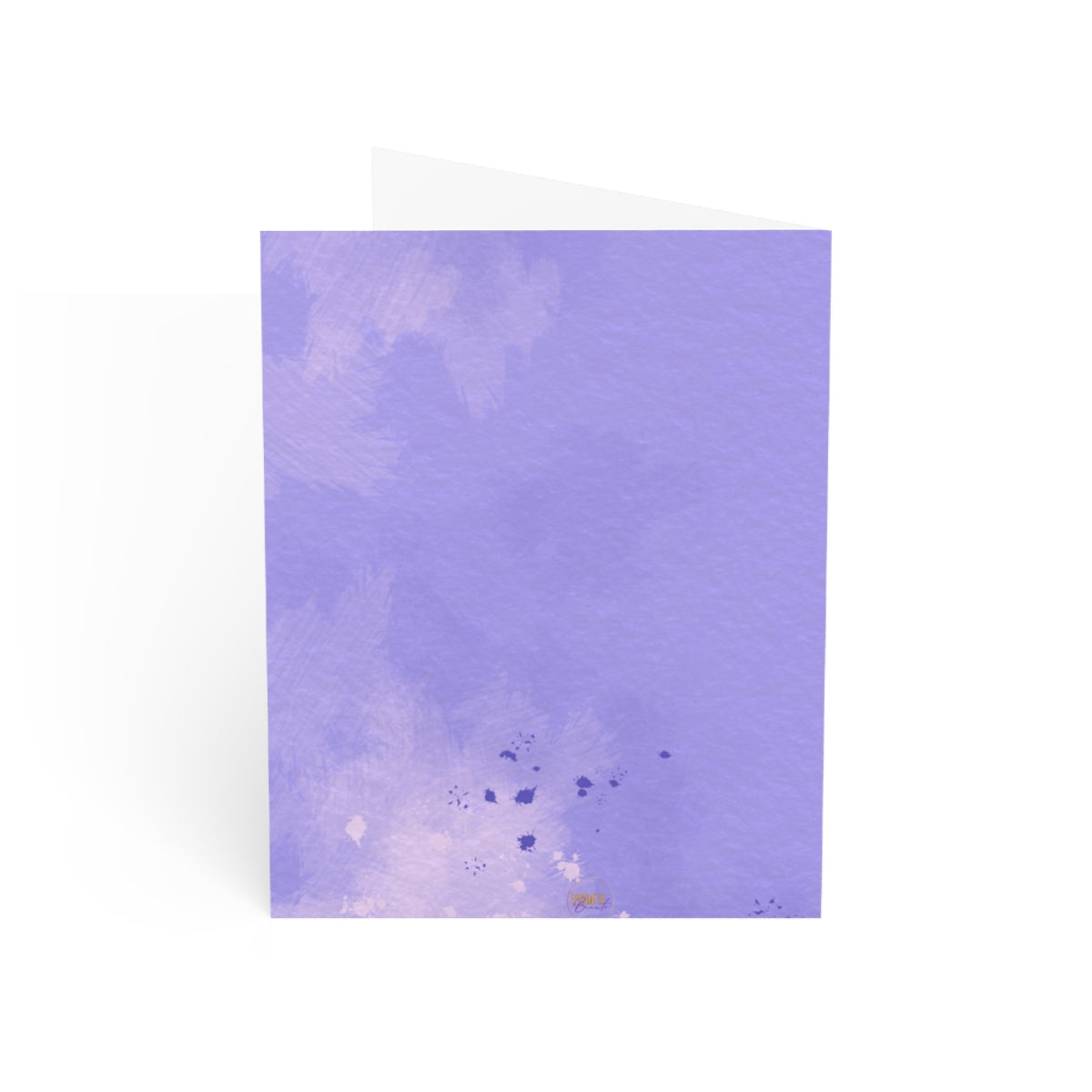 Purple Merry Christmas Folded Greeting Cards (1, 10, 30, and 50pcs)