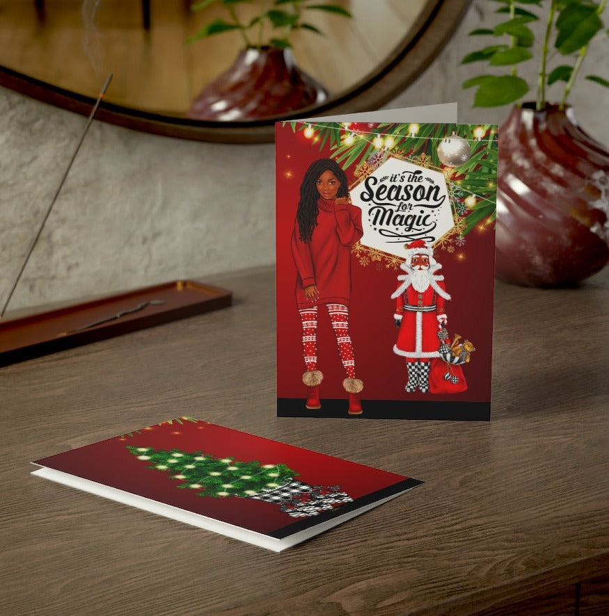 It's The Season For Magic Greeting Card Sets (1, 10, 30, and 50pcs)