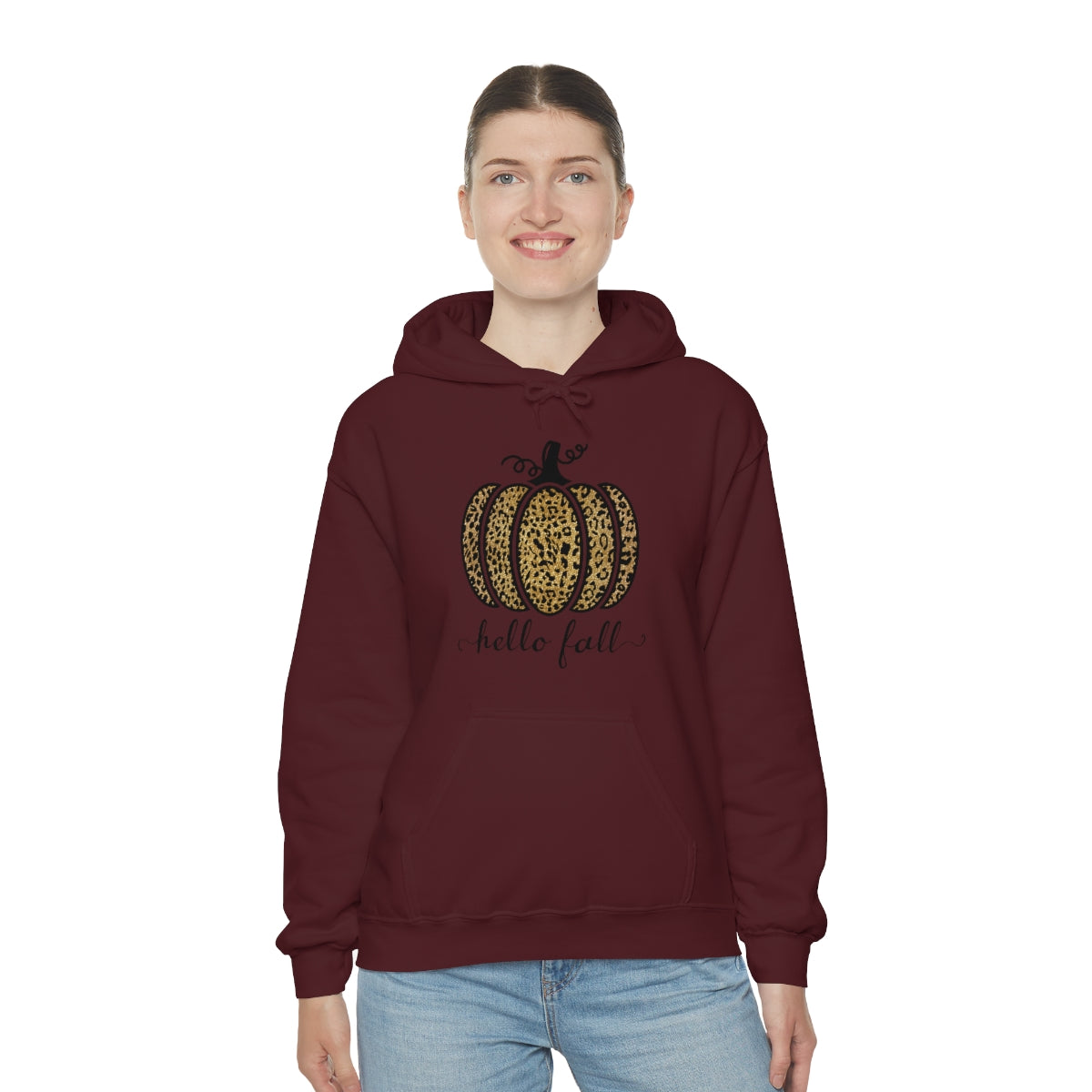 Hello Fall Unisex Heavy Blend™ Hooded Sweatshirt