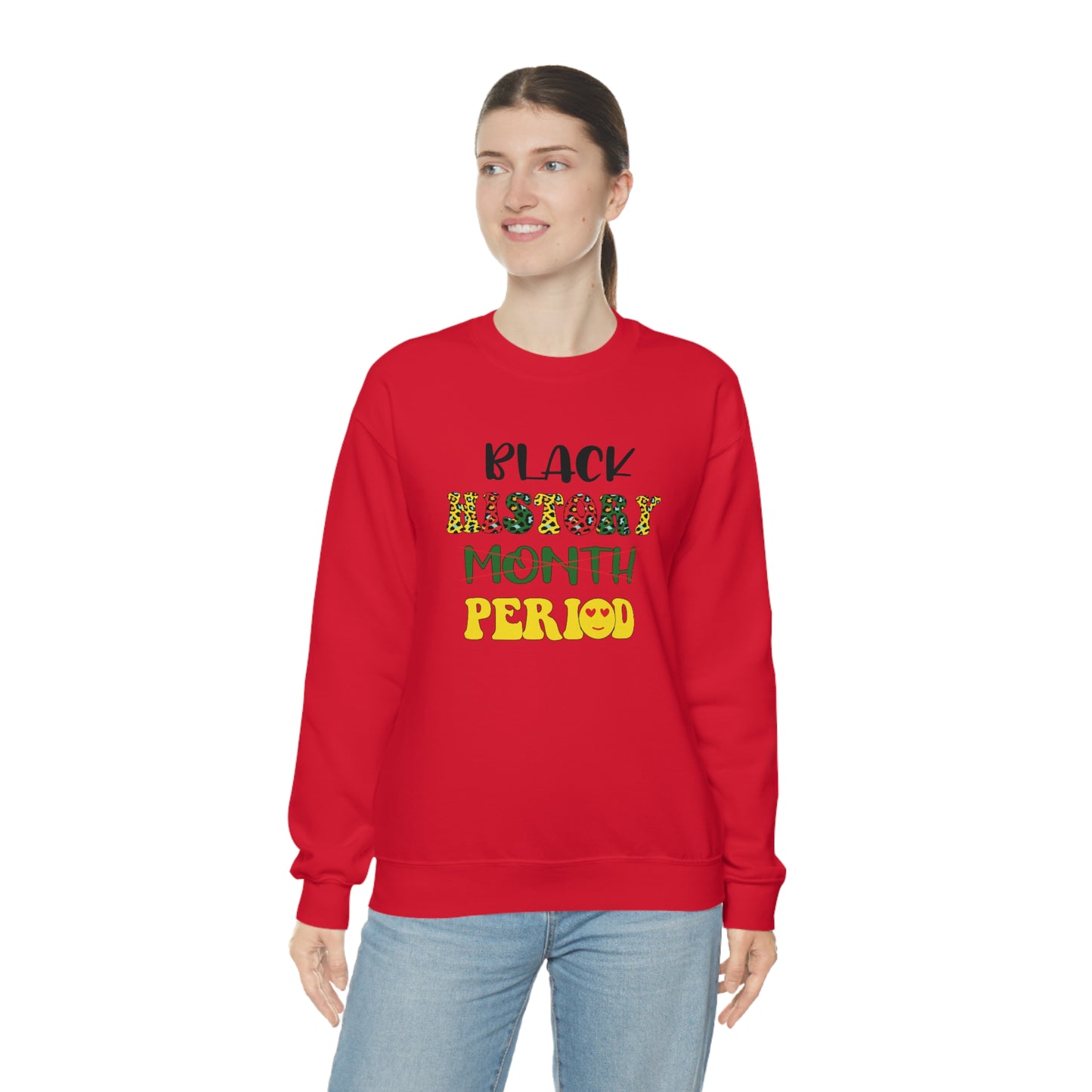 Black History Period. Unisex Heavy Blend™ Crewneck Sweatshirt