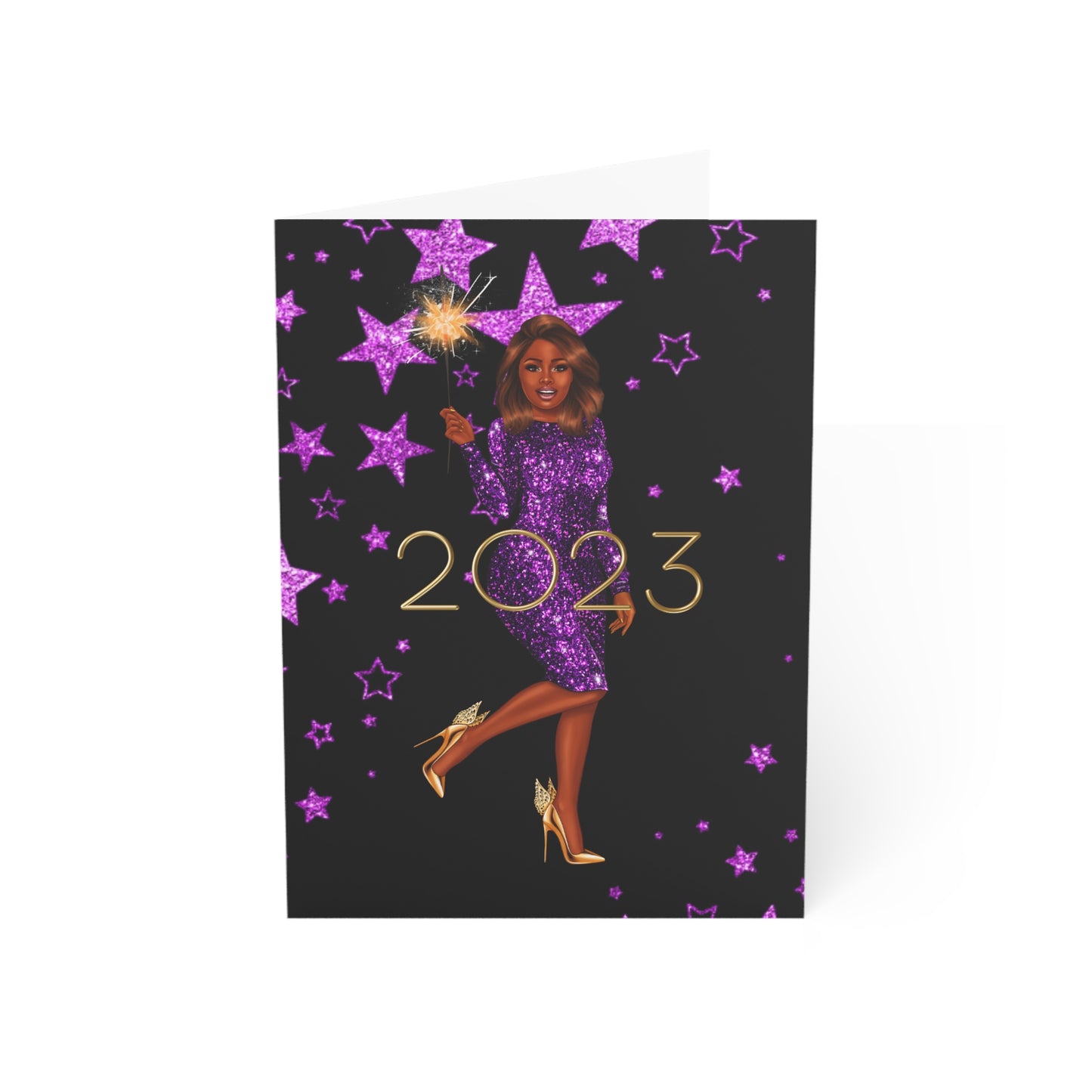 2023 New Years Cards| Folded Greeting Cards (1, 10, 30, and 50pcs)