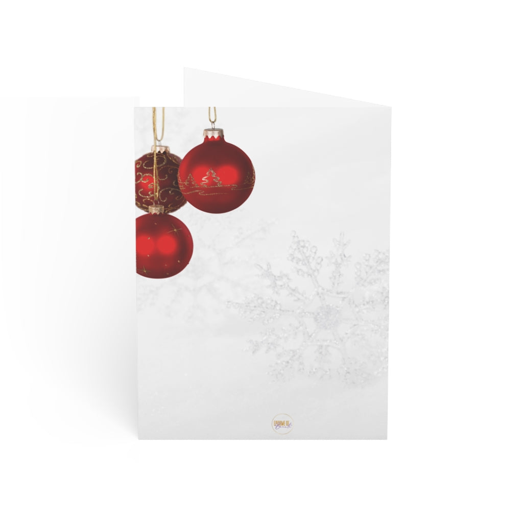 Delta Soror Christmas Cards| Folded Greeting Cards (1, 10, 30, and 50pcs)