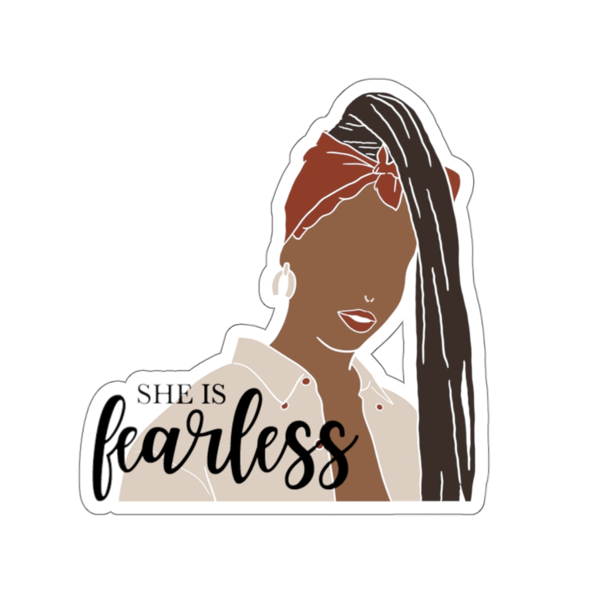 She is Fearless Stickers| Laptop Stickers