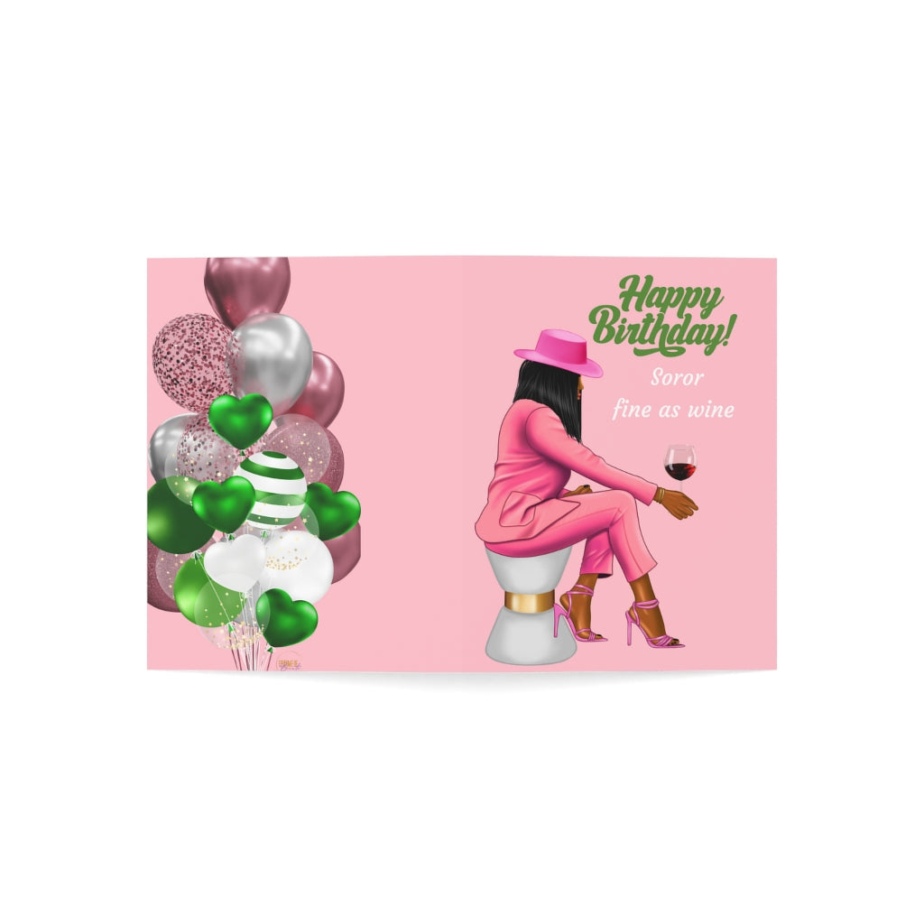 Happy Birthday, Soror Greeting Cards (1, 10, 30, and 50pcs)