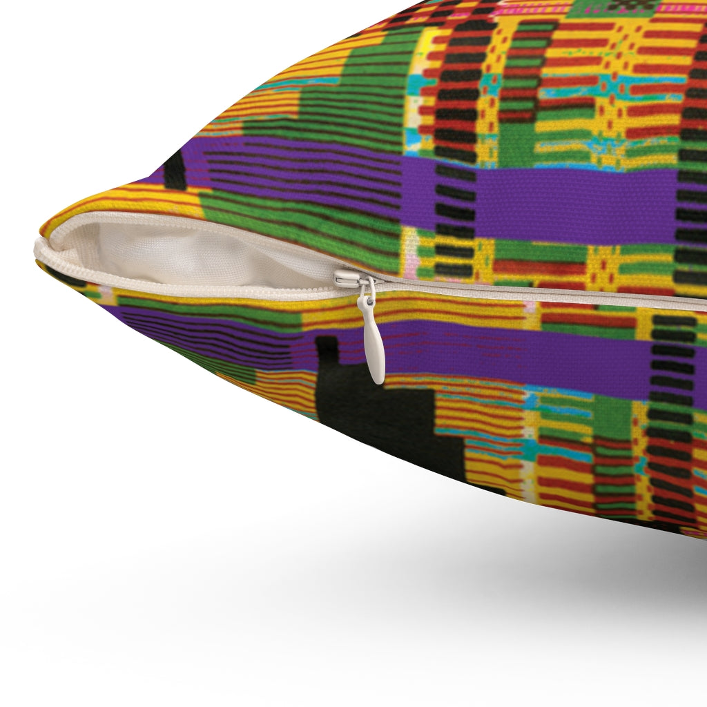 Afrocentric Kente Pillow