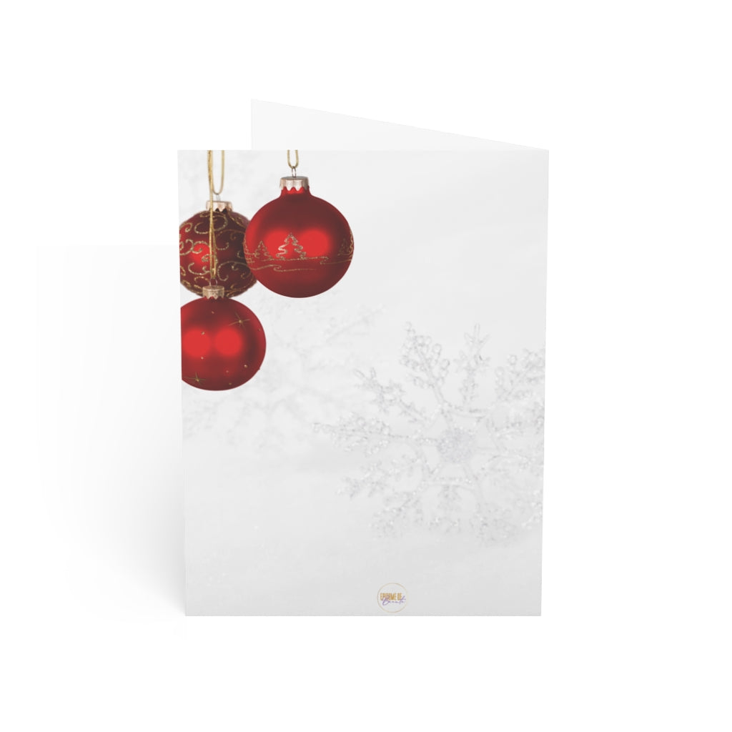 Delta Soror Christmas Cards| Folded Greeting Cards (1, 10, 30, and 50pcs)