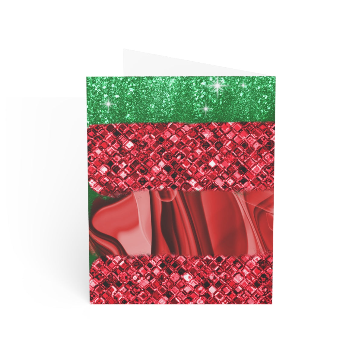 Black Woman Christmas Greeting Cards (1, 10, 30, and 50pcs)