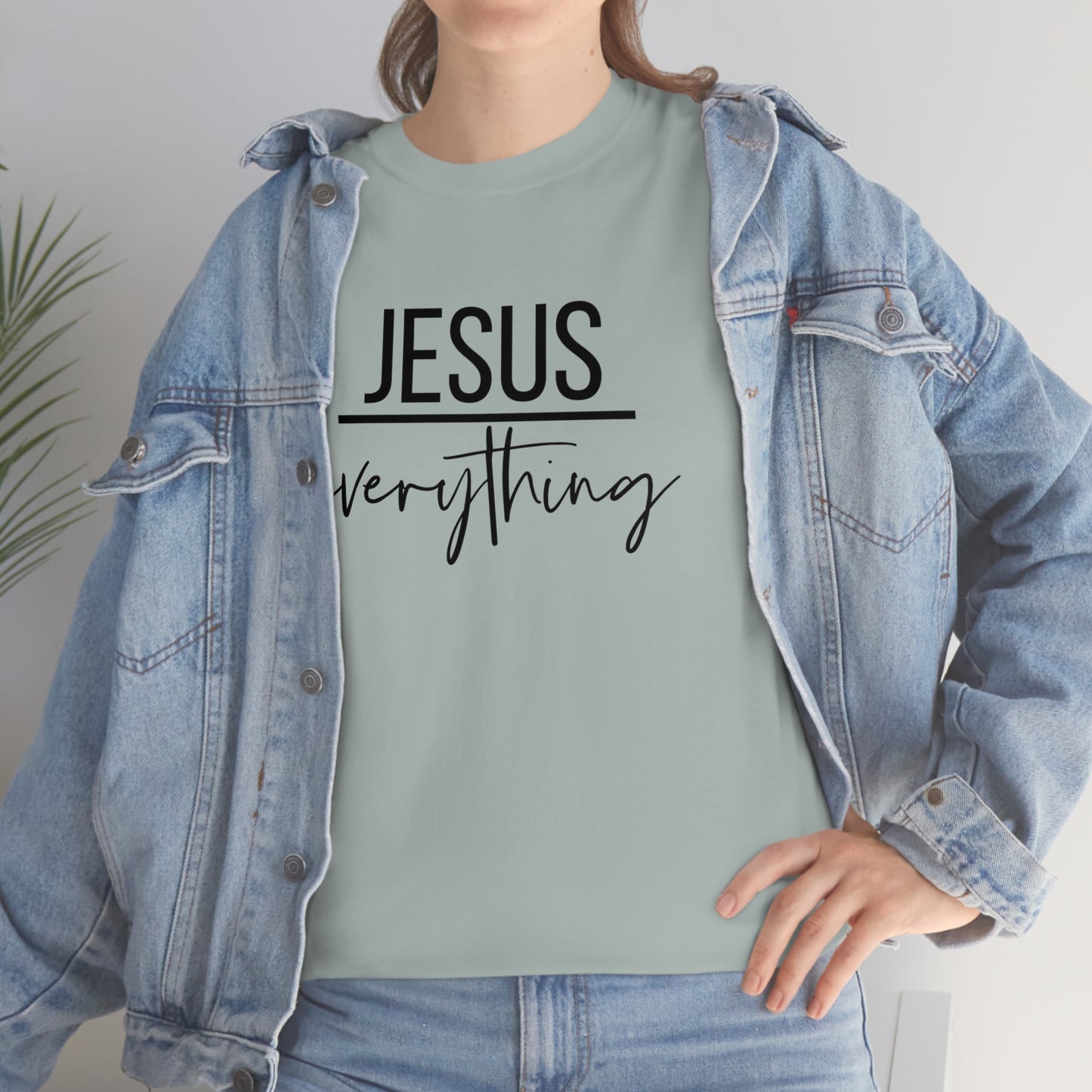 Jesus over Everything Unisex Heavy Cotton Tee