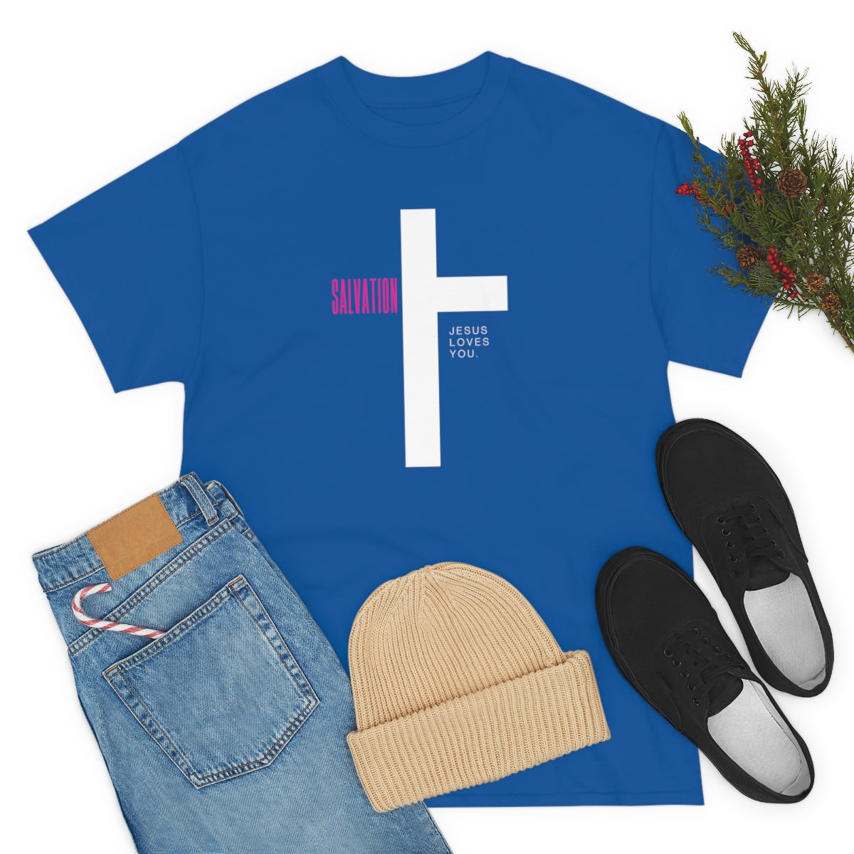 Salvation Unisex Heavy Cotton Tee| Christian Tees