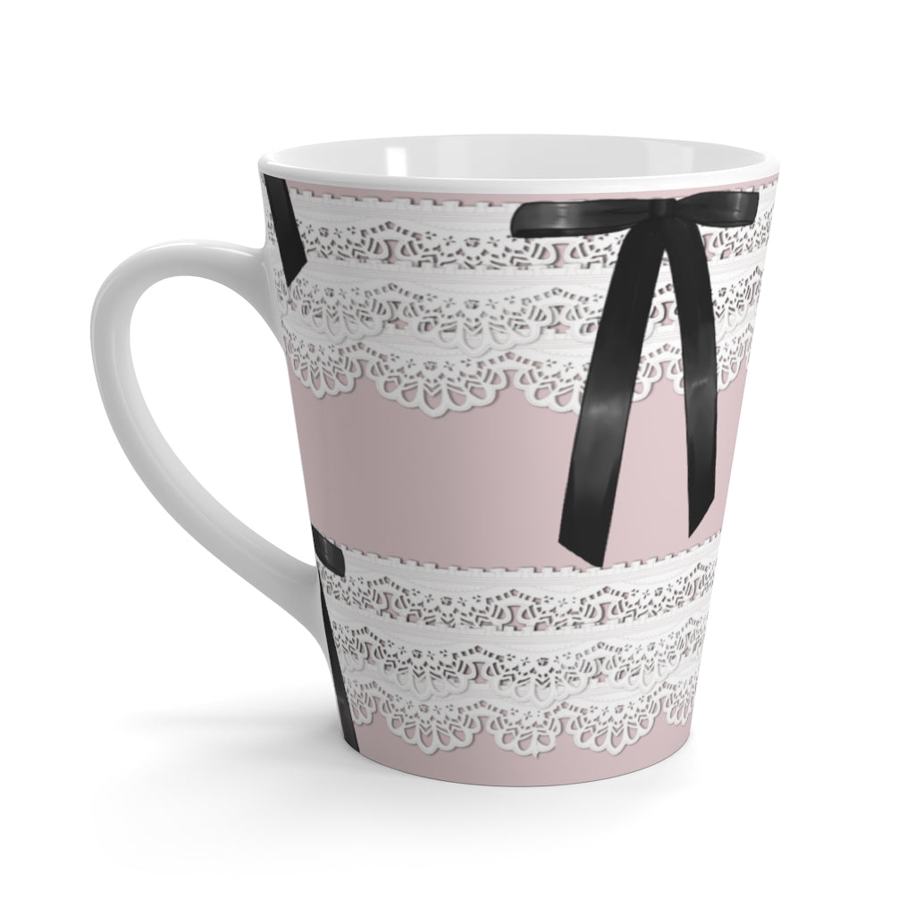 Lace and Bows Latte Mug