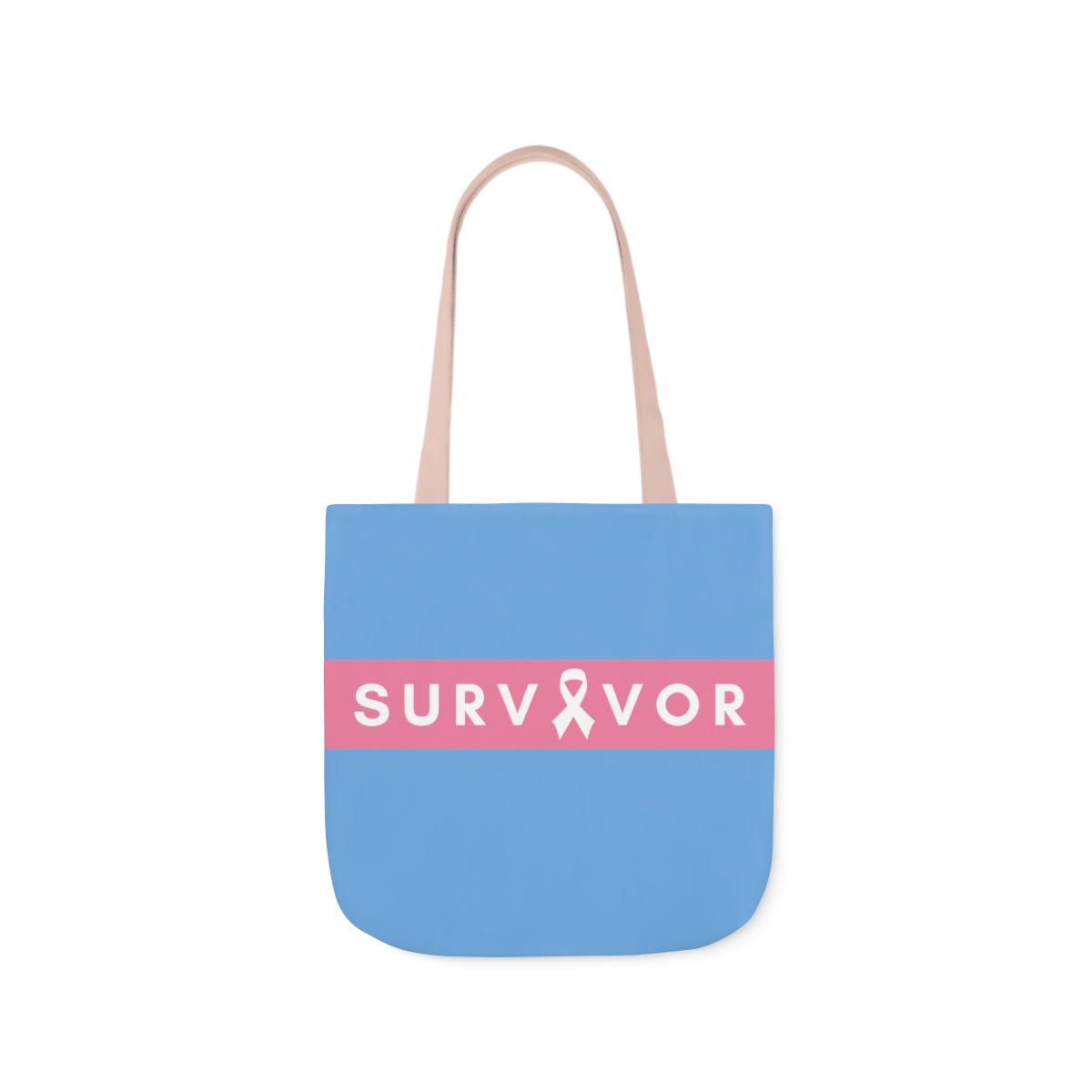 Survivor Canvas Tote Bag| Breast Cancer Awareness Tote Bag