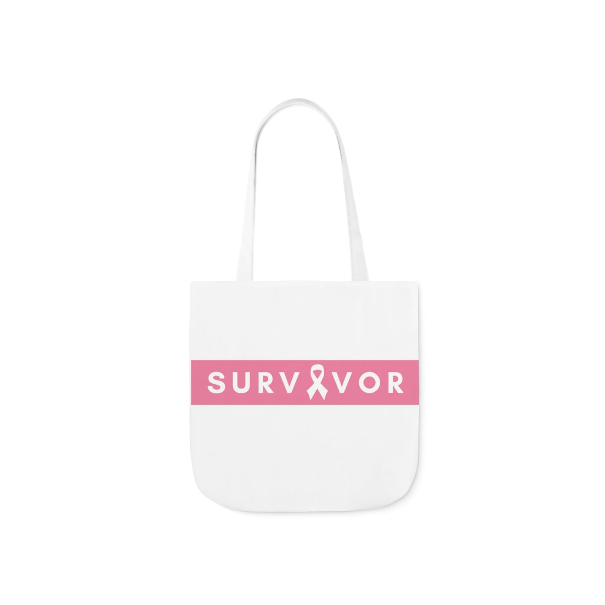 Survivor Canvas Tote Bag| Breast Cancer Awareness Tote Bag