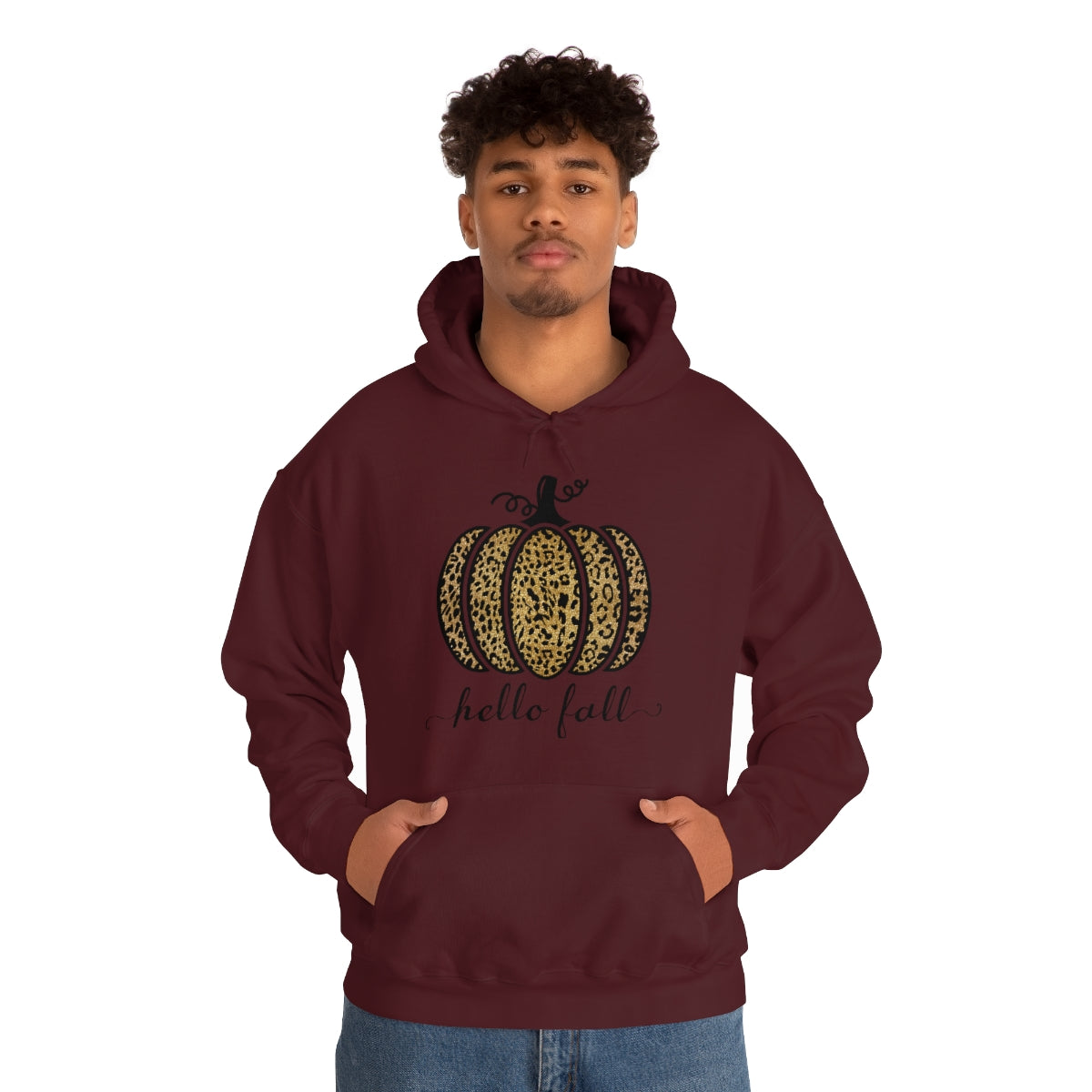 Hello Fall Unisex Heavy Blend™ Hooded Sweatshirt