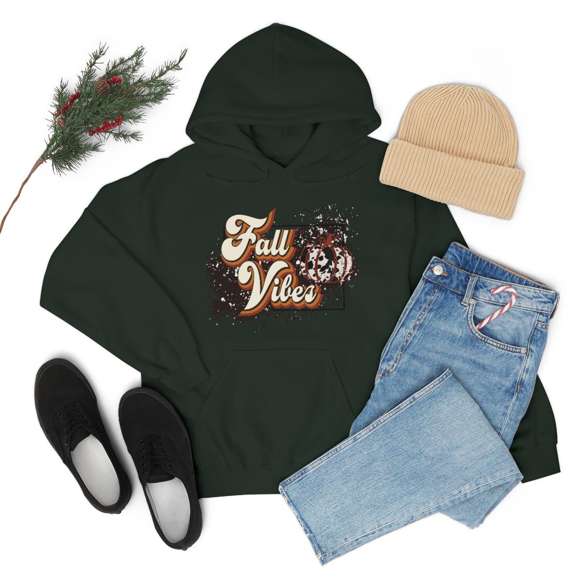 Fall Vibes Unisex Heavy Blend™ Hooded Sweatshirt