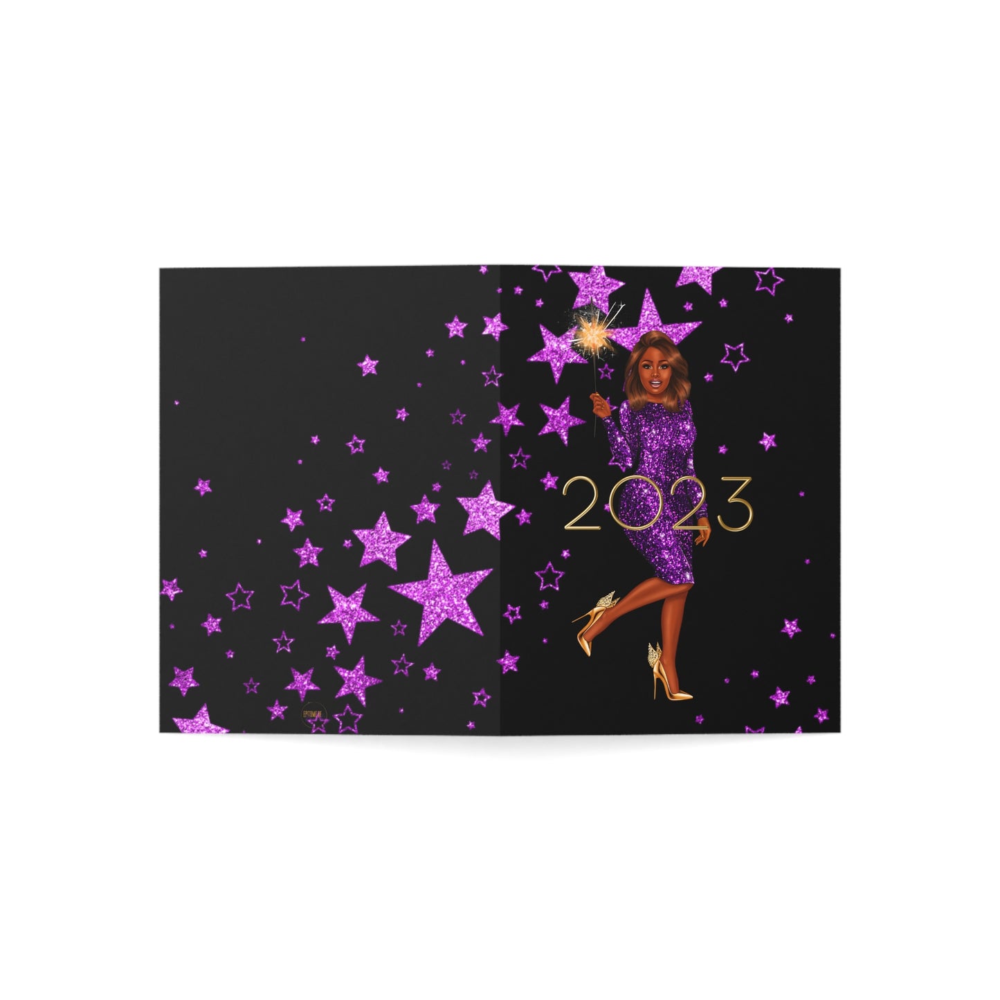 2023 New Years Cards| Folded Greeting Cards (1, 10, 30, and 50pcs)