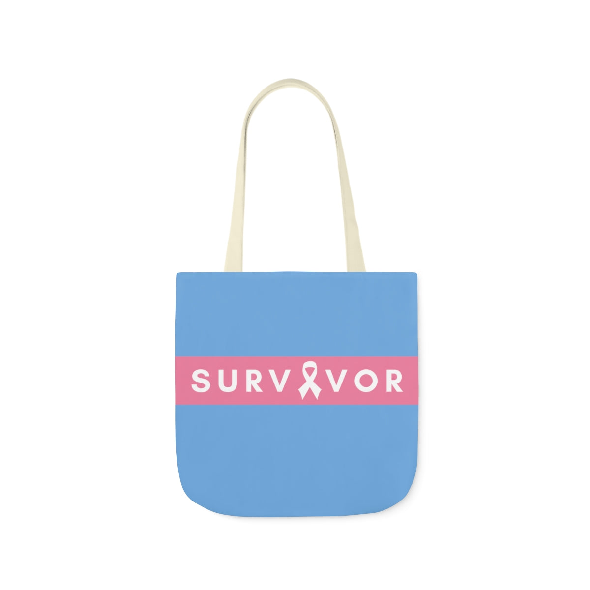 Survivor Canvas Tote Bag| Breast Cancer Awareness Tote Bag