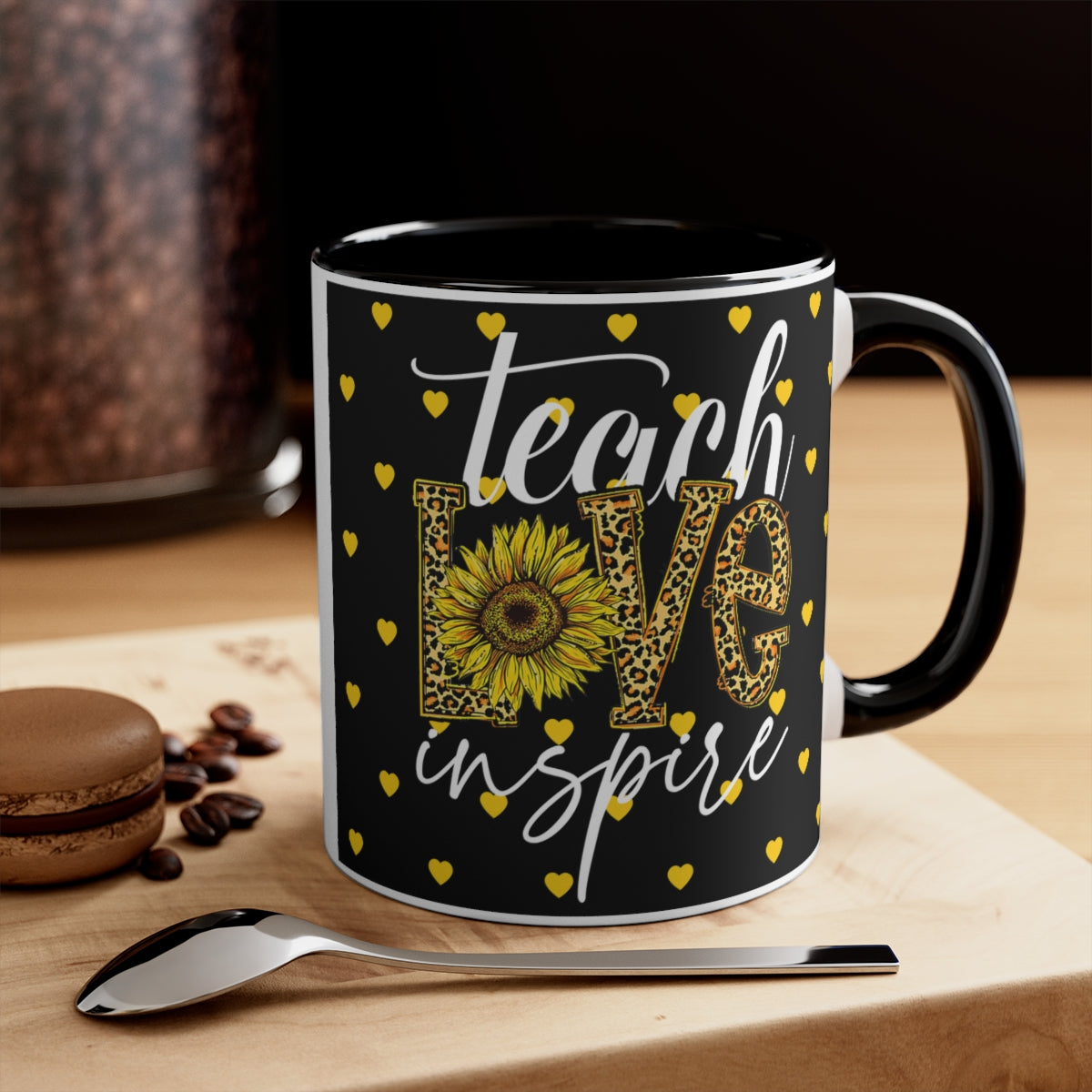 Teach Love Inspire Accent Coffee Mug, 11oz