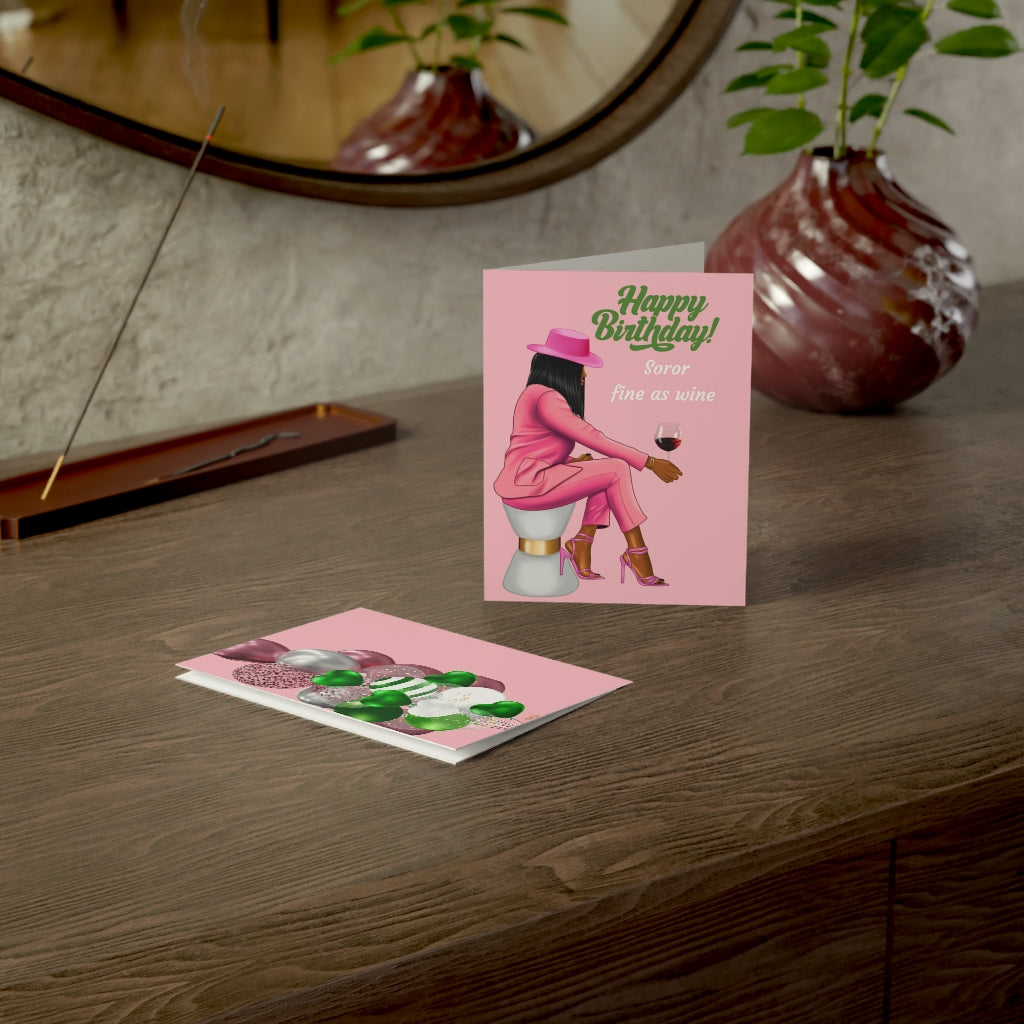 Happy Birthday, Soror Greeting Cards (1, 10, 30, and 50pcs)