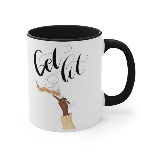 Get Lit Mug Coffee Mug-Holiday Coffee Mugs-New Years Coffee Cup-Gift for Her-Holiday Picks