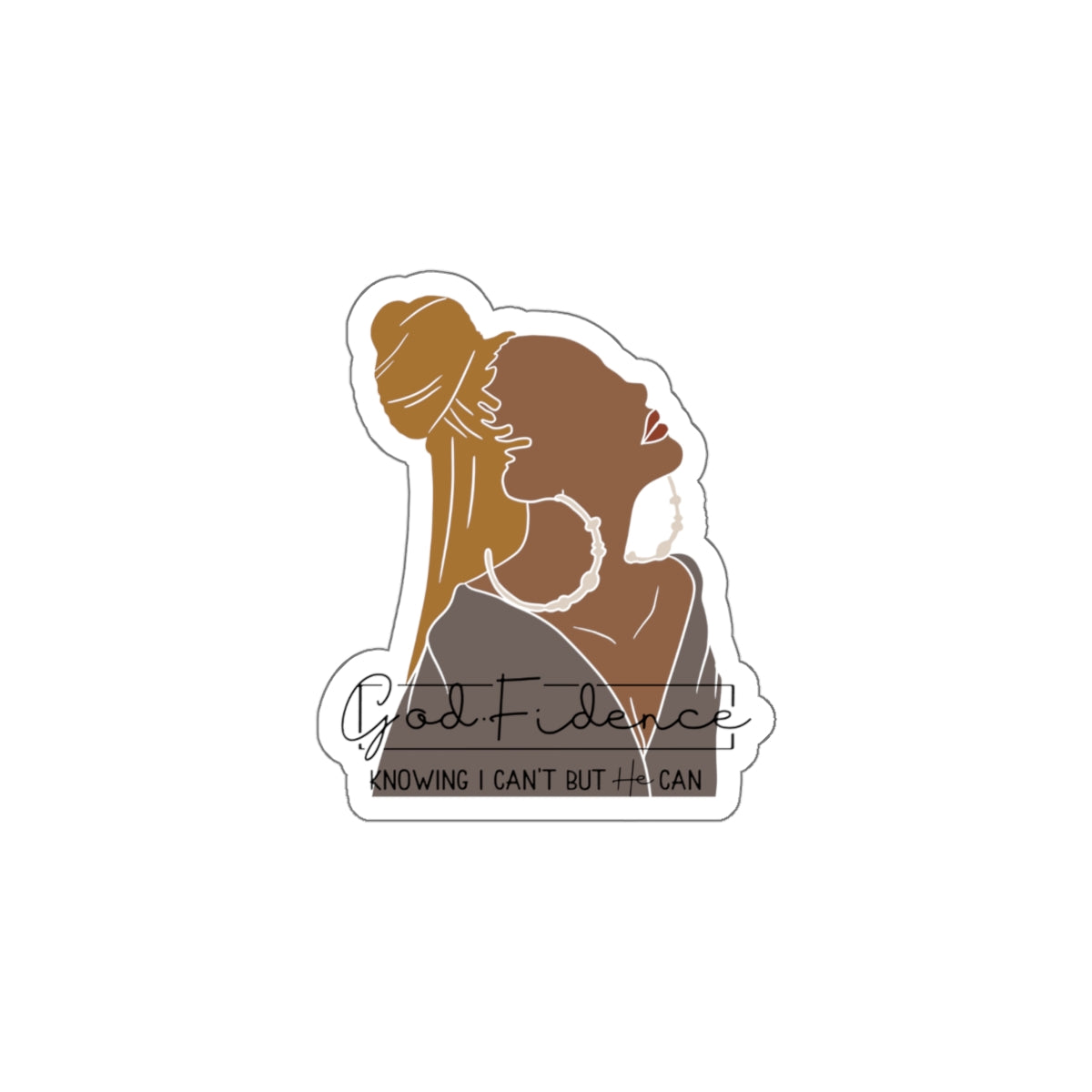 God-fidence Stickers| Faith Based Stickers