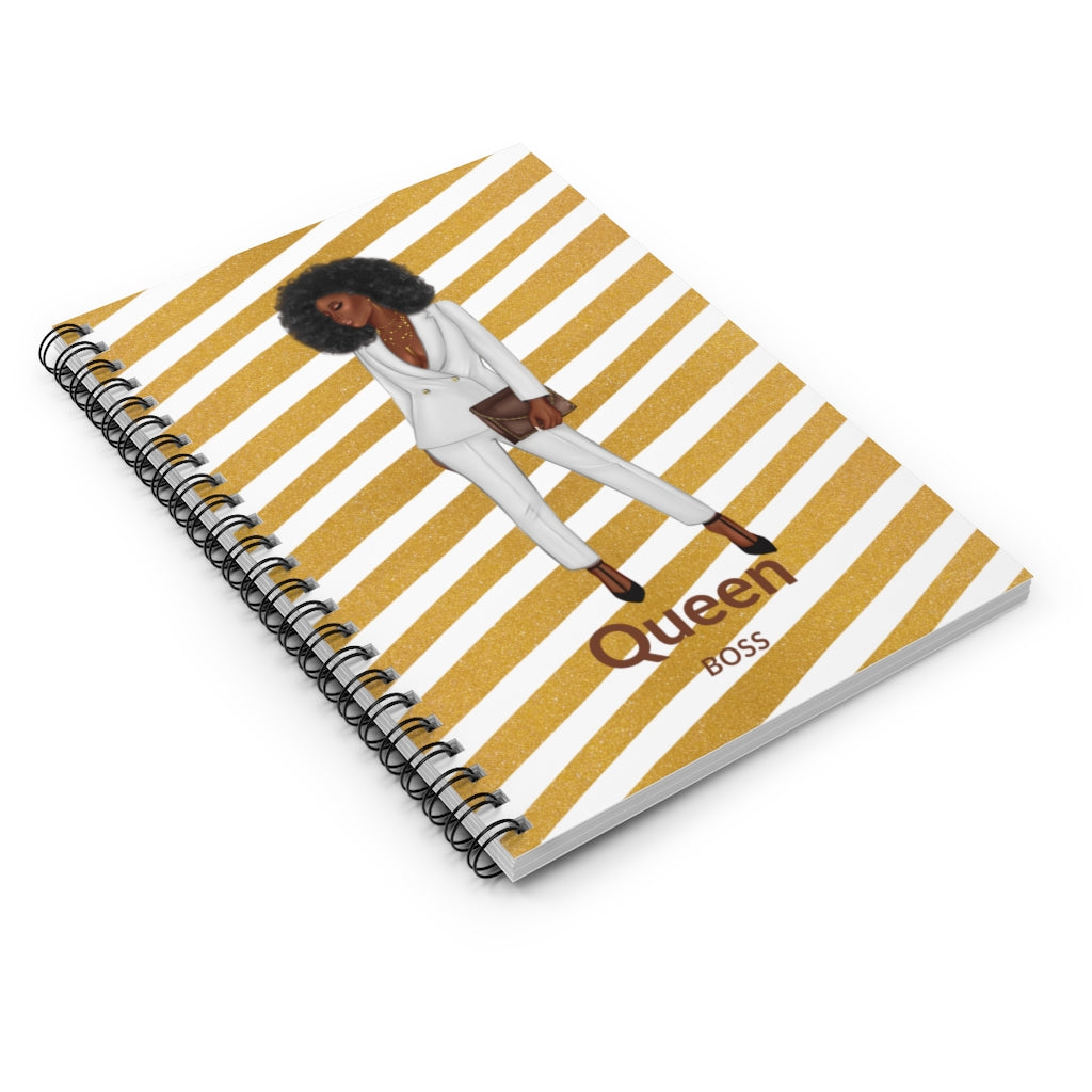 Gold Queen Boss Notebook-Notebook-Epitome of Beaute