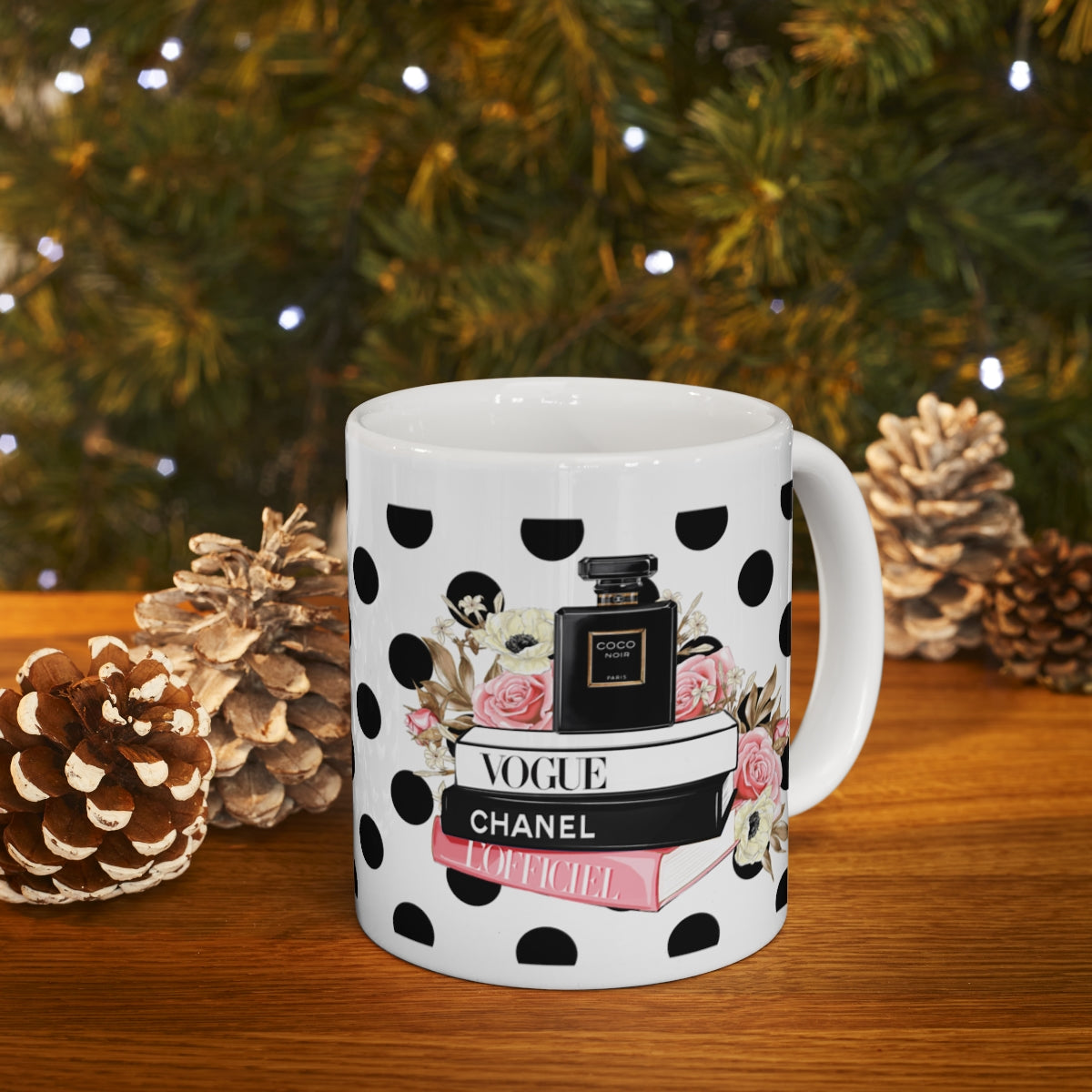 Playful Fox I Love Chanel Coffee Mug With Name Chanel Mug Birthday Gifts  for Chanel Cup 11oz PFX42B