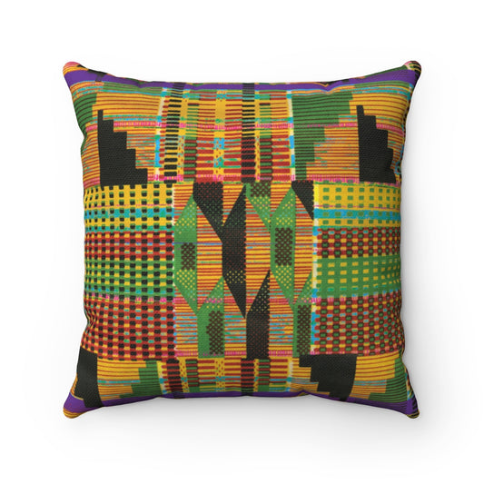 Afrocentric Kente Pillow