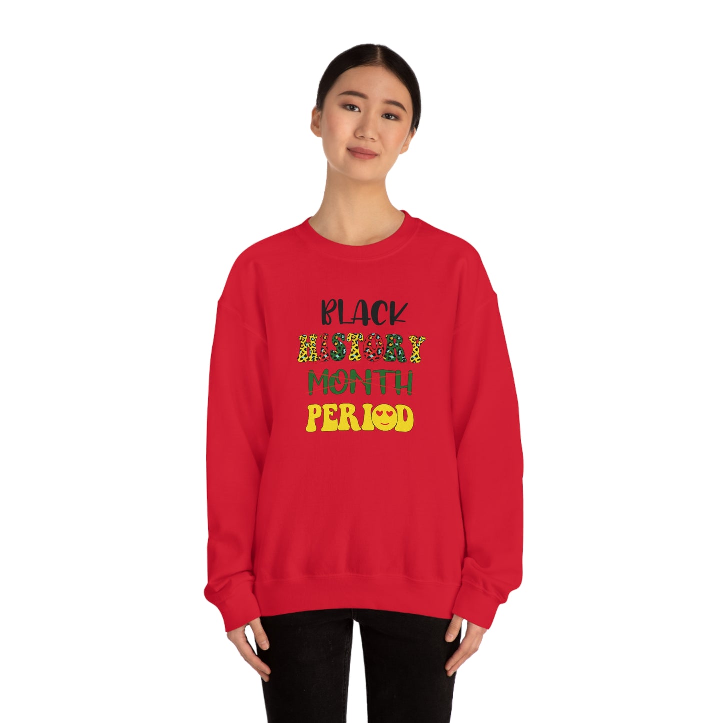 Black History Period. Unisex Heavy Blend™ Crewneck Sweatshirt