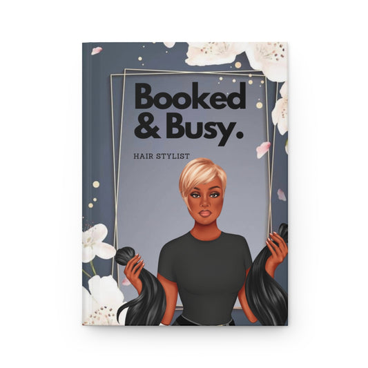 Booked and Busy Hardcover Journal